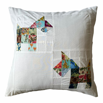 Pure Cotton Scottie Patchwork Cushion Cover