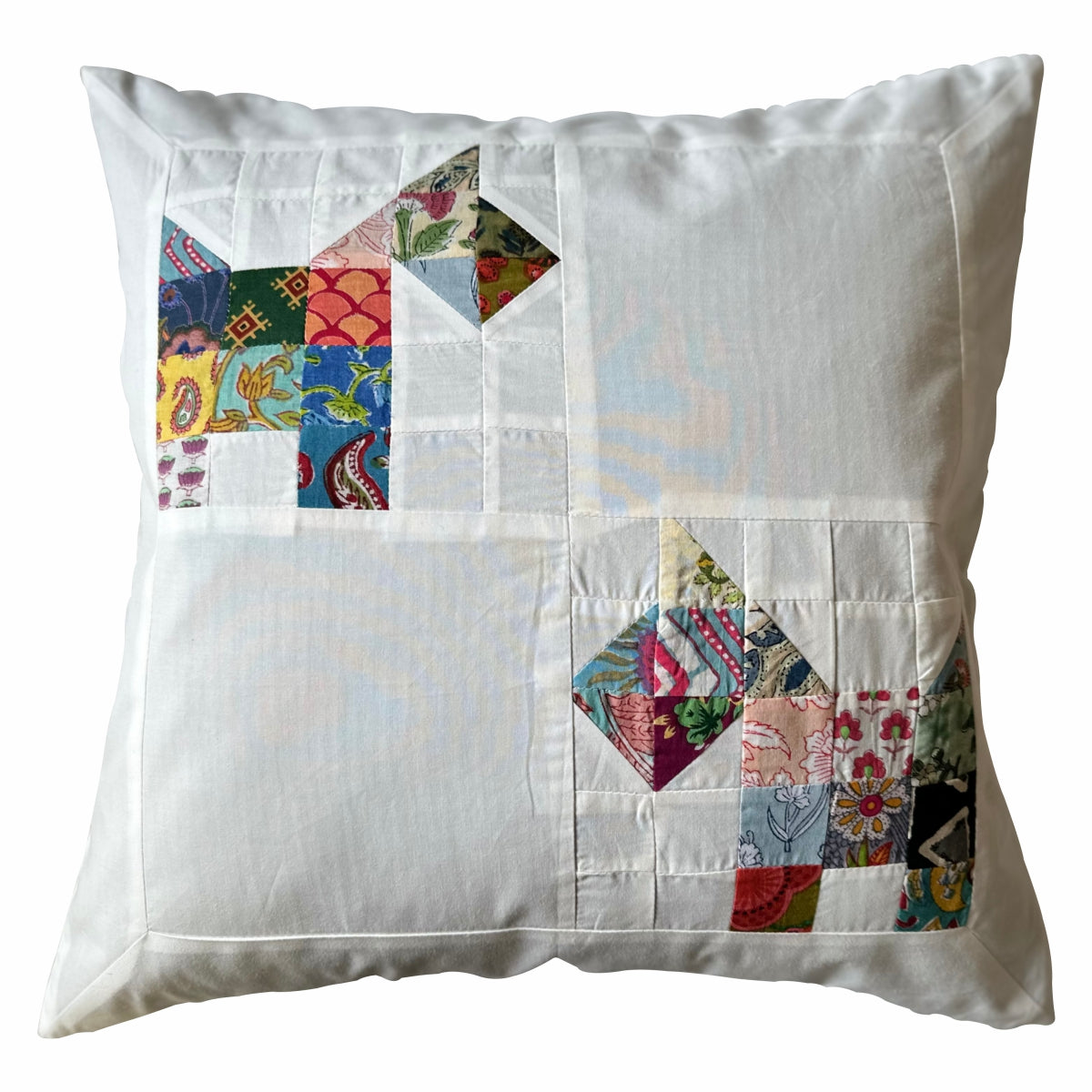 Pure Cotton Scotty Patchwork Cushion Cover