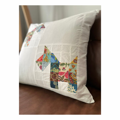 Pure Cotton Scottie Patchwork Cushion Cover